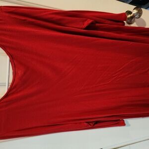 Elegant Red Women's Top